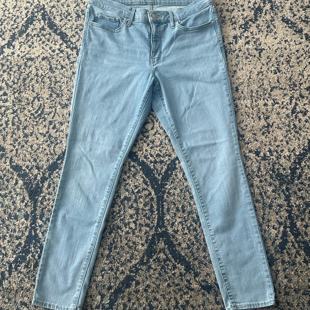 Levi's 311 Light Blue Shaping Skinny Jeans